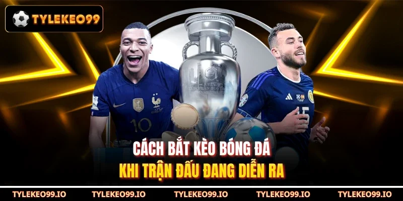 Cách bắt kèo bóng đá khi trận đấu đang diễn ra