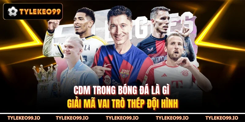 CDM Trong Bóng Đá Là Gì - Giải Mã Vai Trò Thép Đội Hình