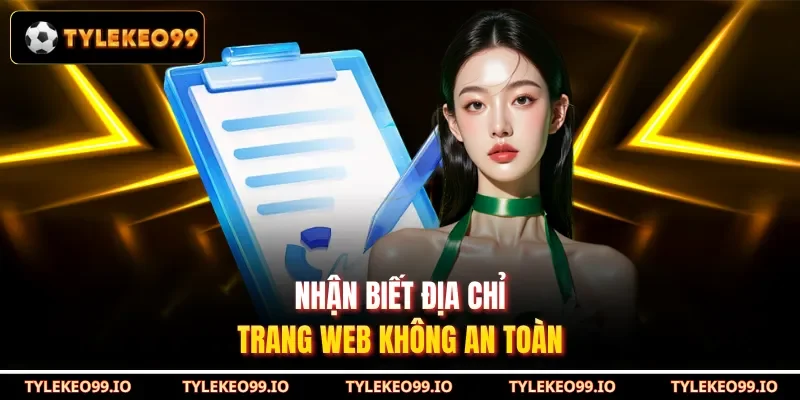 Nhận biết địa chỉ trang web không an toàn