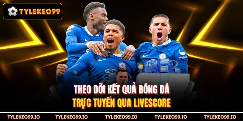 Theo dõi kết quả bóng đá trực tuyến qua livescore