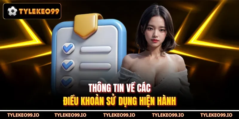 Thông tin về các điều khoản sử dụng hiện hành